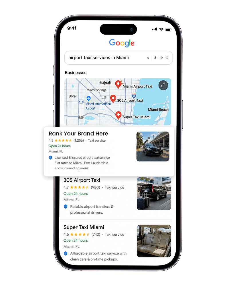 local seo for taxi company