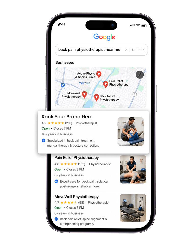local seo for therapists​