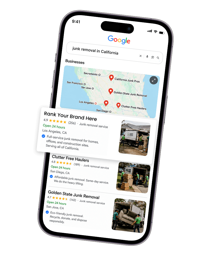 SEO services for junk removal business