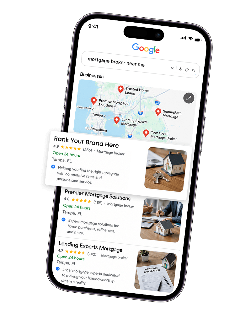 local seo for mortgage brokers