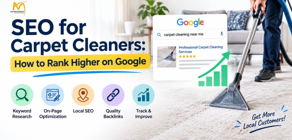 SEO for Carpet Cleaners: How to Rank Higher on Google
